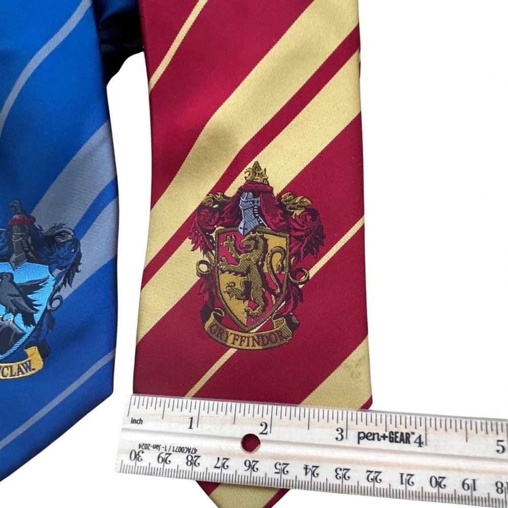 Harry Potter Set Of‎ 2 Neckties Gryffindor Ravenclaw 54